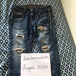Ripped Rock Revival Jeans